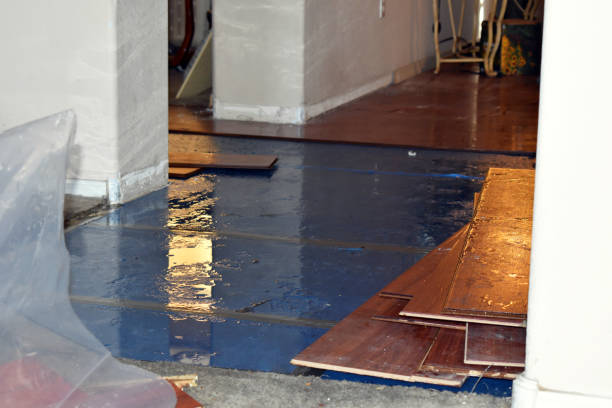 Professional Sewage Cleanup technician working in Beloit, KS
